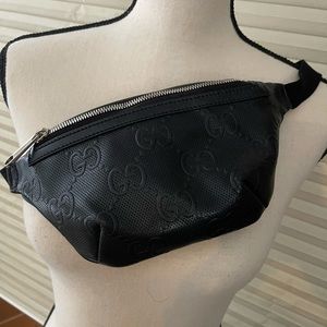 Gucci GG embossed belt bag used just a few times.